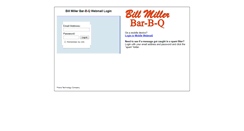 Desktop Screenshot of mail.billmillerbbq.com