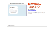 Tablet Screenshot of mail.billmillerbbq.com